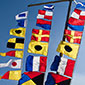 Insel Borkum Signalftaggen