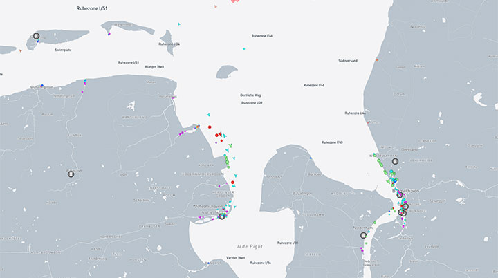 Insel Borkum Schiffahrtsradar