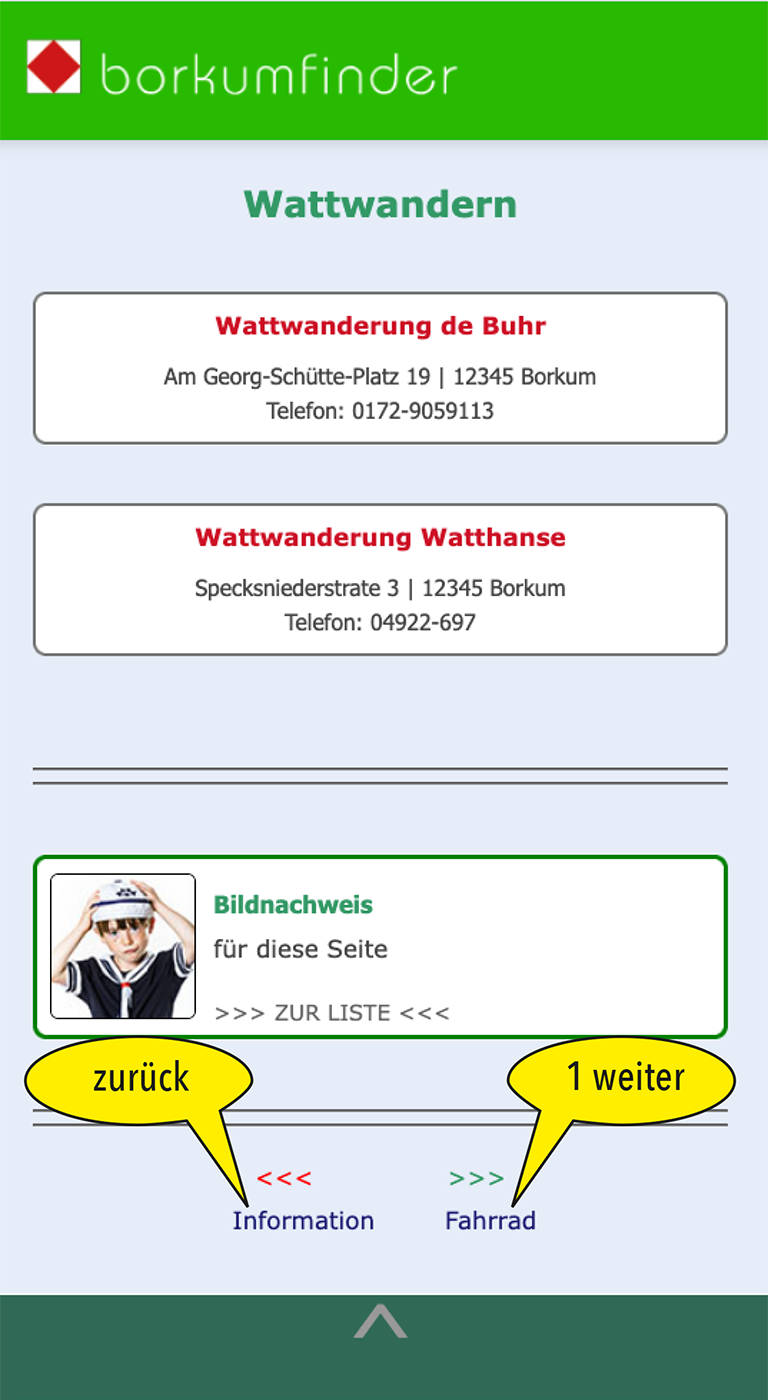 Zu den Borkum Informationen 1 — 6 Informationen Insel Borkum 1 – 6